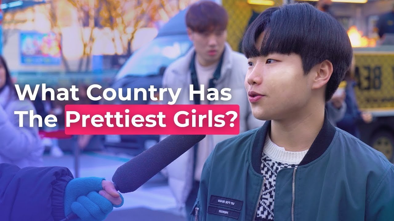 What Country Has The Prettiest Girls? | Koreans Answer 장면