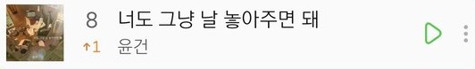 멜론 차트 속 너도 그냥 날 놓아주면 돼